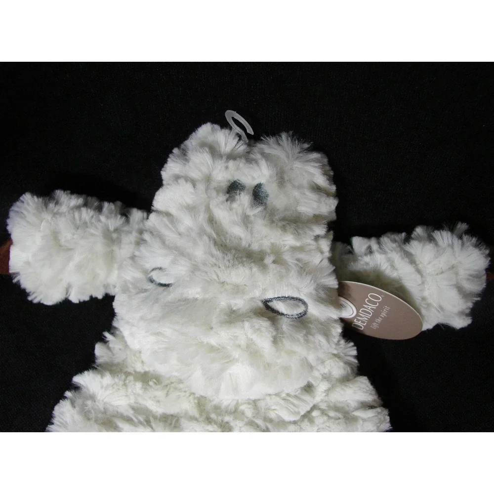 New Demdaco Plush Arnie Alligator Rattle Blankie Lovey 13